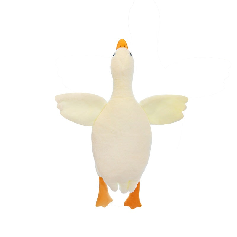 White Goose Plush Pillow Toy – Cute Soft Stuffed Animal Doll for Children, Gifts and Cozy Home Decor
