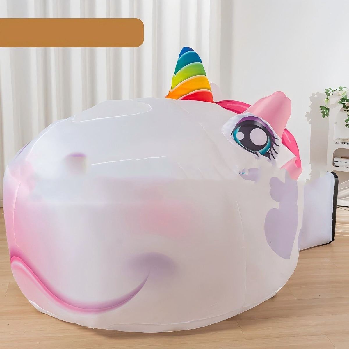 Portable Foldable Kids Inflatable Play Tent - Children's Game House for Indoor Outdoor Play, Lightweight Summer Toy Shelter for Kids