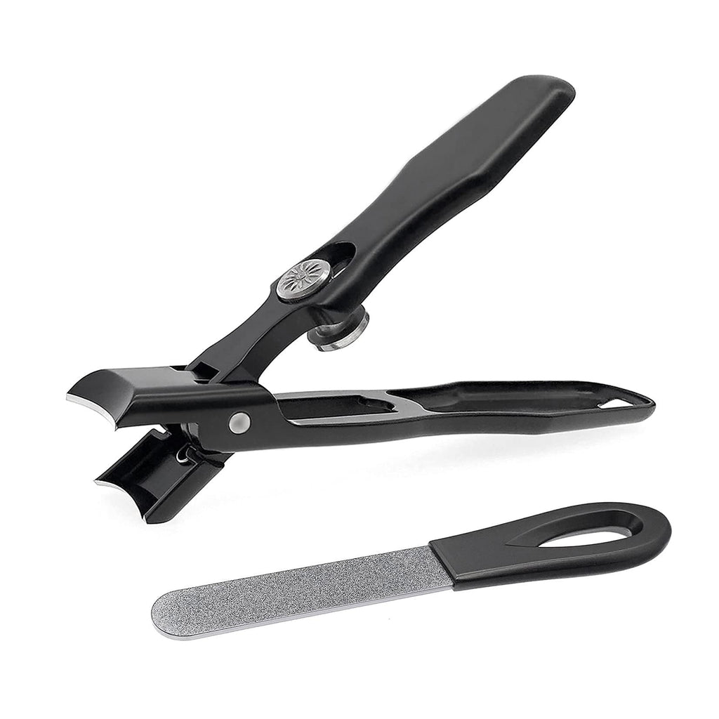Heavy Duty Nail Clippers Set - Stainless Steel Ultra Sharp Professional Nail Cutter for Seniors, Durable Grooming Tool