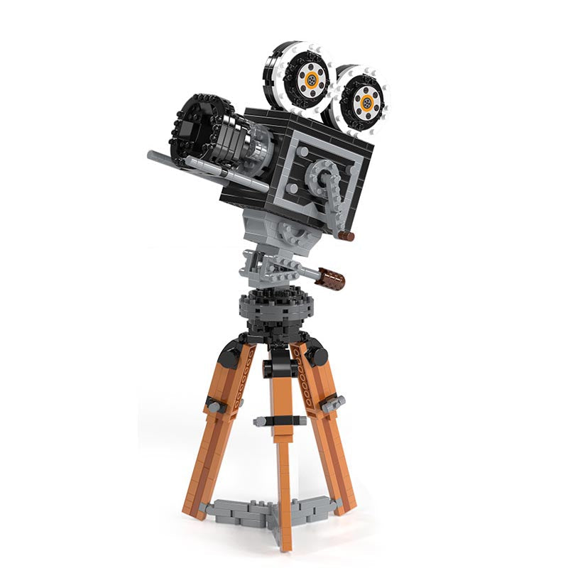 Vintage Camera Building Block Set - Retro Photography Model Toy for Creative Assembly Educational Fun and Display Decor