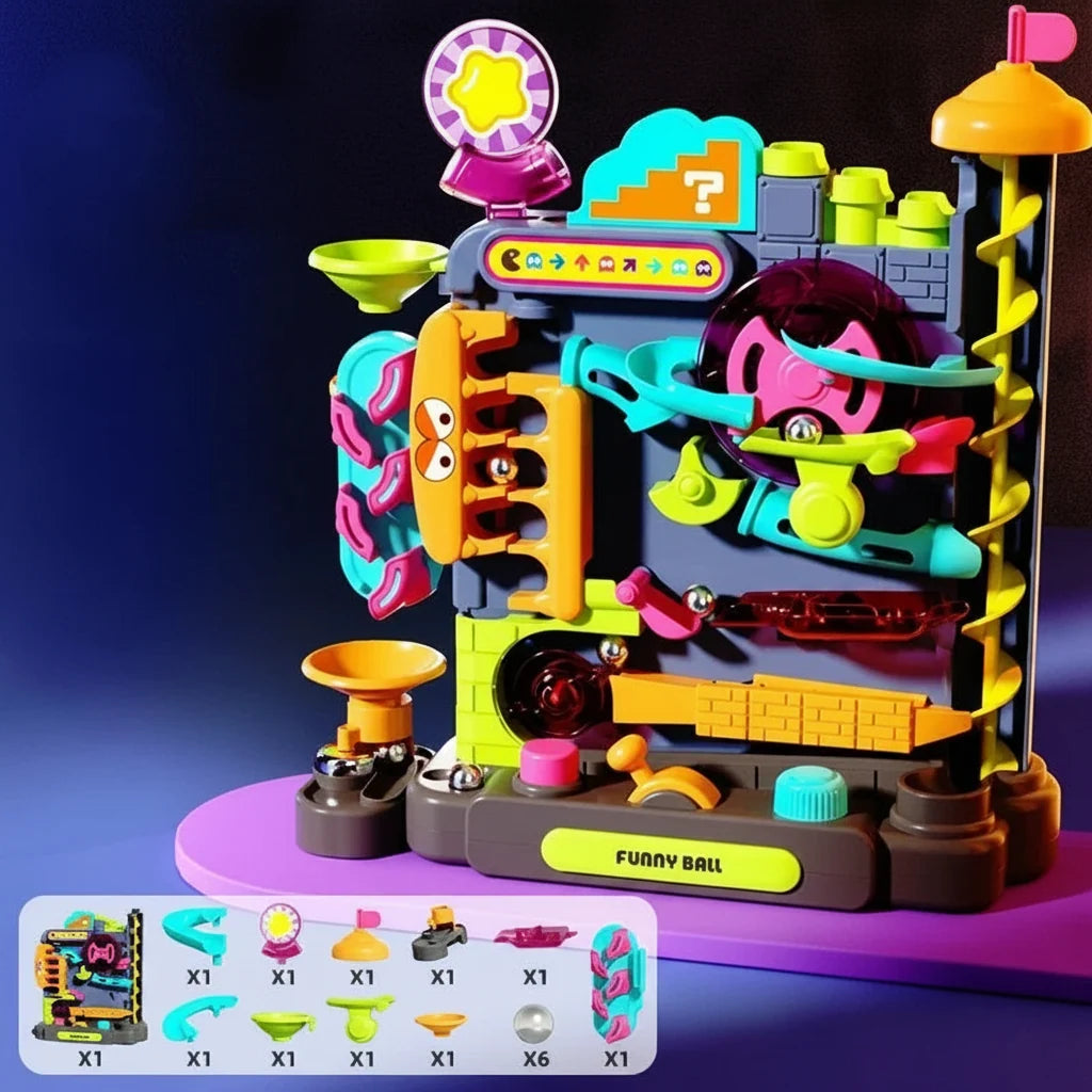 Kids Adventure Track Puzzle Game - Interactive Vehicle Board Toy for Educational Thinking Skills and Fun Family Entertainment
