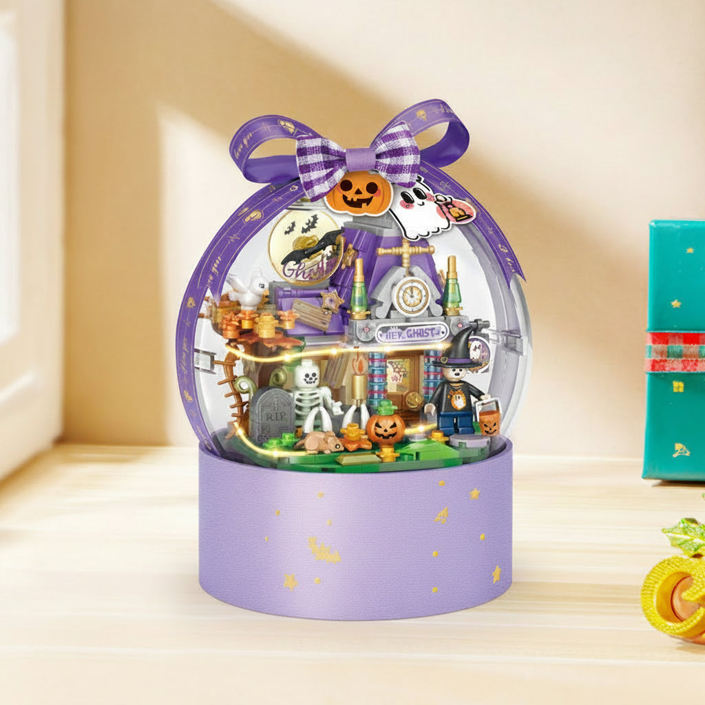 Christmas Tree LED Building Block Set – DIY Mini Brick Holiday Display Toy for Kids, Families and Christmas Decorating Fun