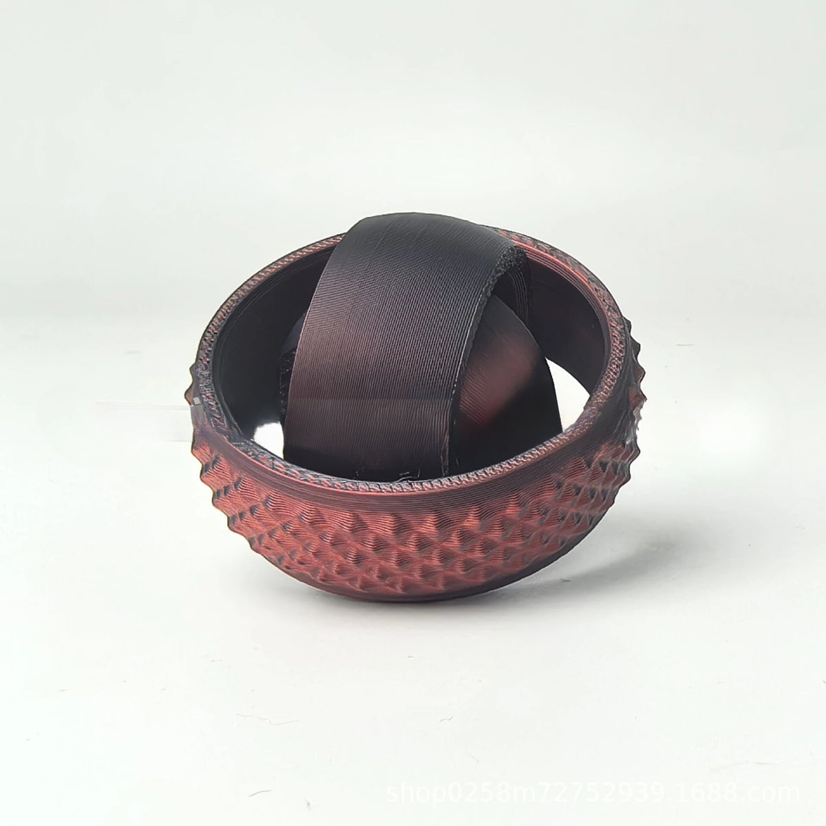 O-Shaped Rotating Ball Toy – 3D Printed Universal Fingertip Gyroscope Gravity Rotation Anxiety Relief Decompression Stress Fidget Toy