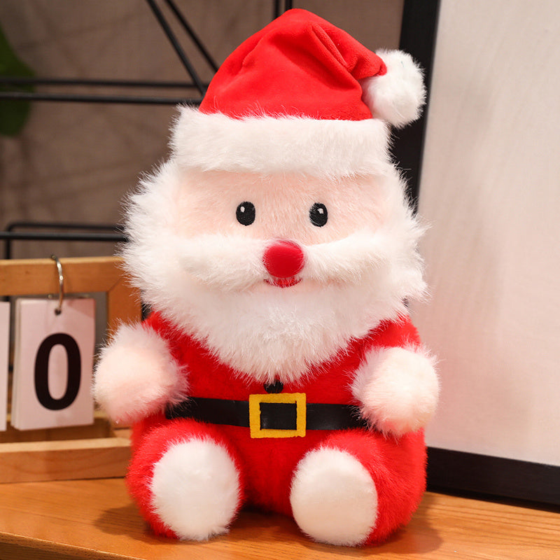 Christmas Plush Toy Collection – Santa Claus, Reindeer and Christmas Tree Stuffed Dolls for Holiday Decor and Kids Gifts