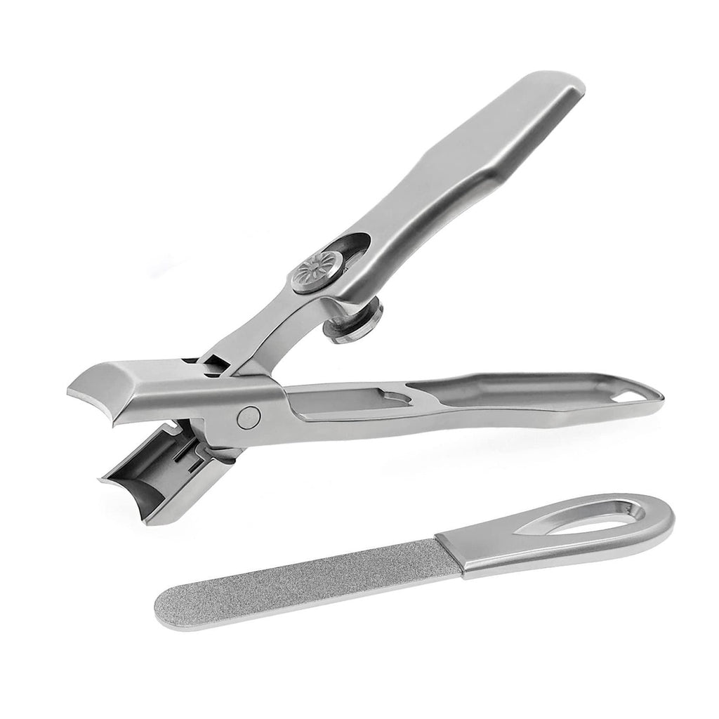 Heavy Duty Nail Clippers Set - Stainless Steel Ultra Sharp Professional Nail Cutter for Seniors, Durable Grooming Tool
