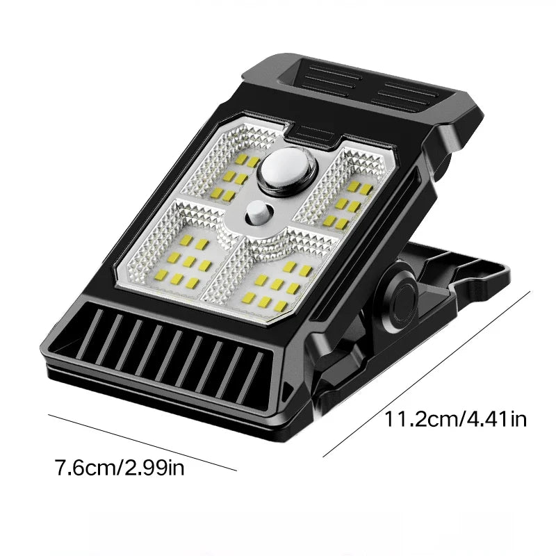 Solar Motion Sensor Clip-On Garden Light