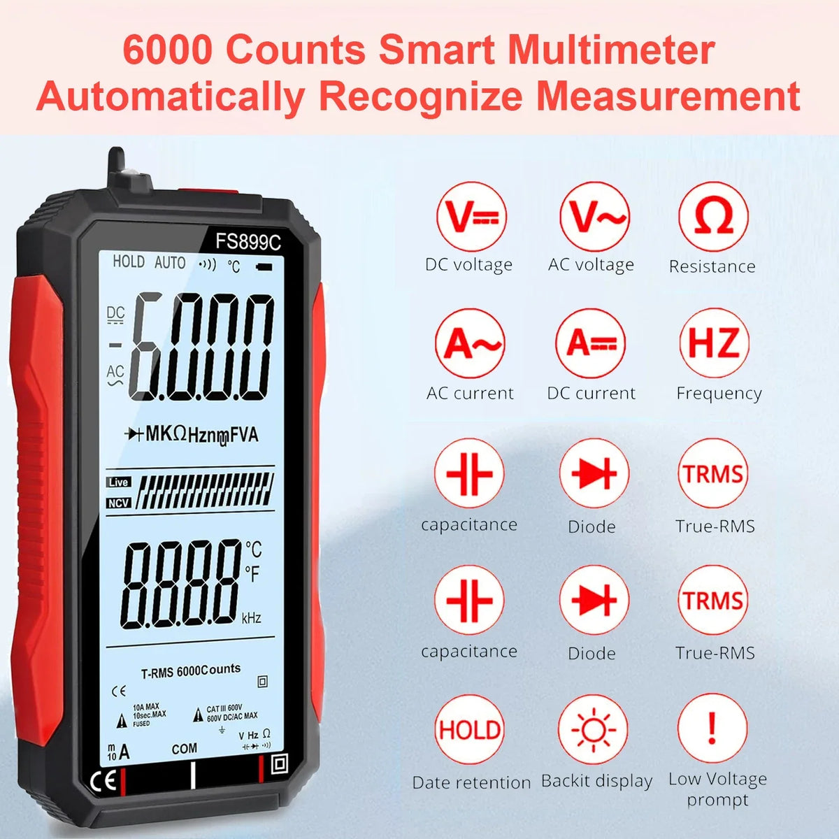 Digital Multimeter 6000 Counts