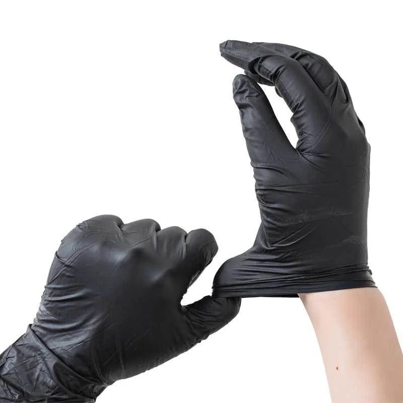 Black Nitrile Gloves