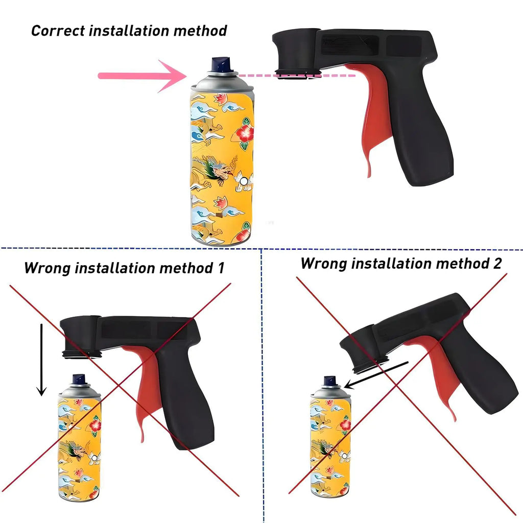 Spray Paint Gun Handle Set (R)