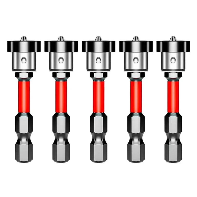 5 Pack Positioning Screwdriver Bits (NEW)