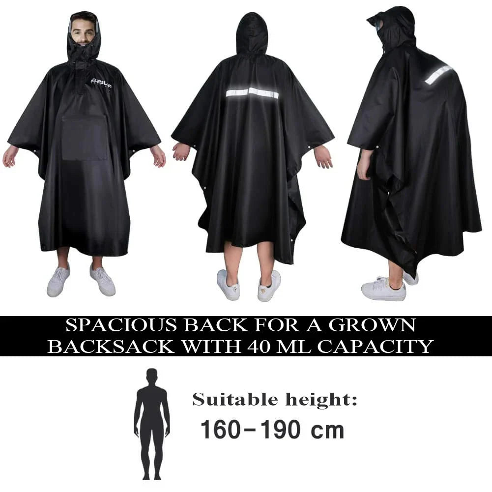 3-in-1 Military Rain Poncho Shelter