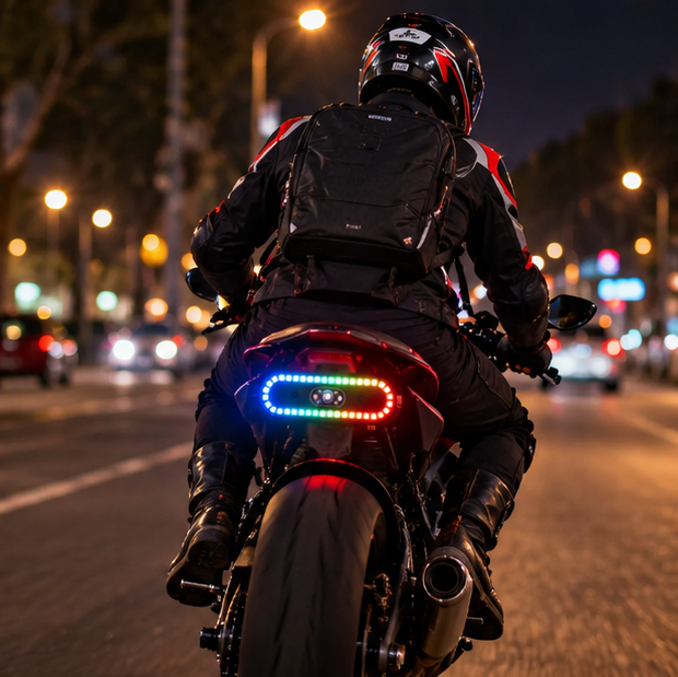 Multi-Effect LED Tail Light – Wireless Colorful Flowing Gradient Breathing Lamp for RC Cars, Aircraft and Drones with Dynamic Flashing Effects