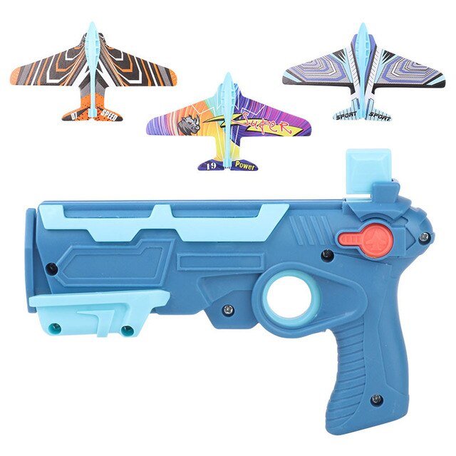 Airplane Launcher - Rapid Toy Airplane Launcher with 3 Small Plane Toy for Kids