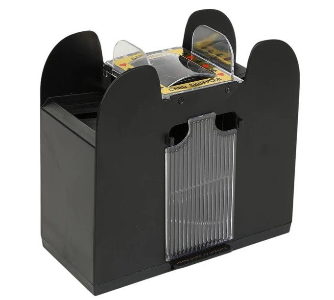 Automatic Playing Card Shuffler – Perfect for 2-6 Decks, Battery-Free Precision for Smooth, Hands-Free Gameplay