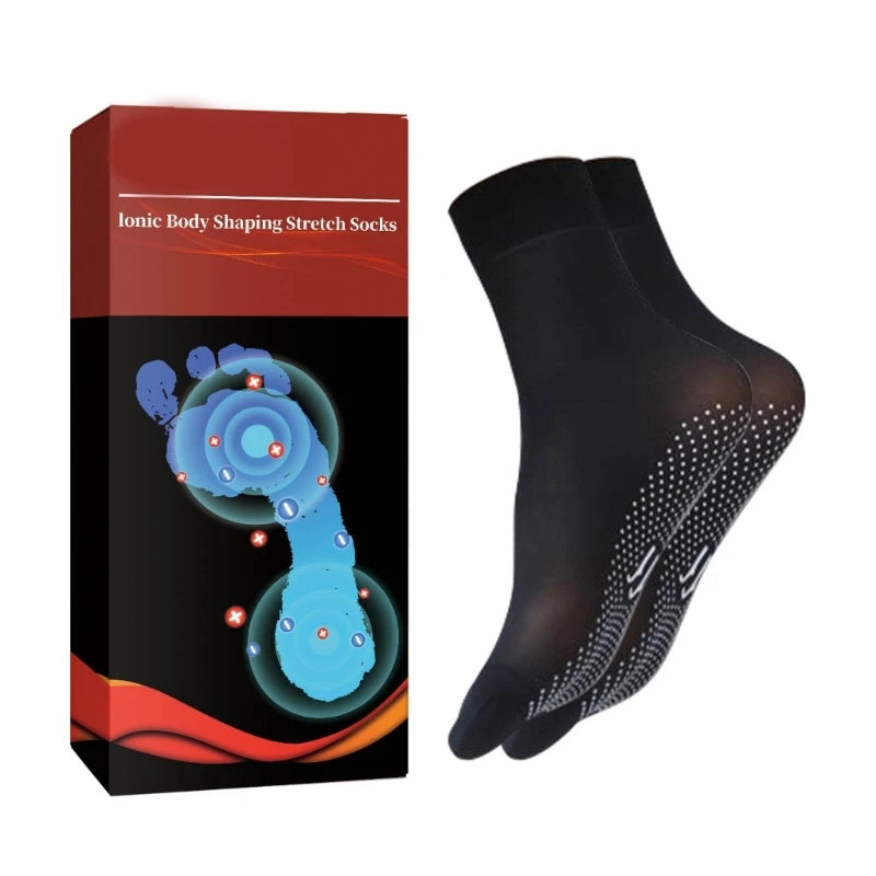 Ionic Foot Care Socks – High Elasticity, Fatigue Relief, Breathable Support for Enhanced Circulation