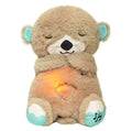 Breathing Bear Soothing Plush – Adorable Otter Doll with Gentle Music, Lights, and Comfort for Baby’s Sweetest Sleep