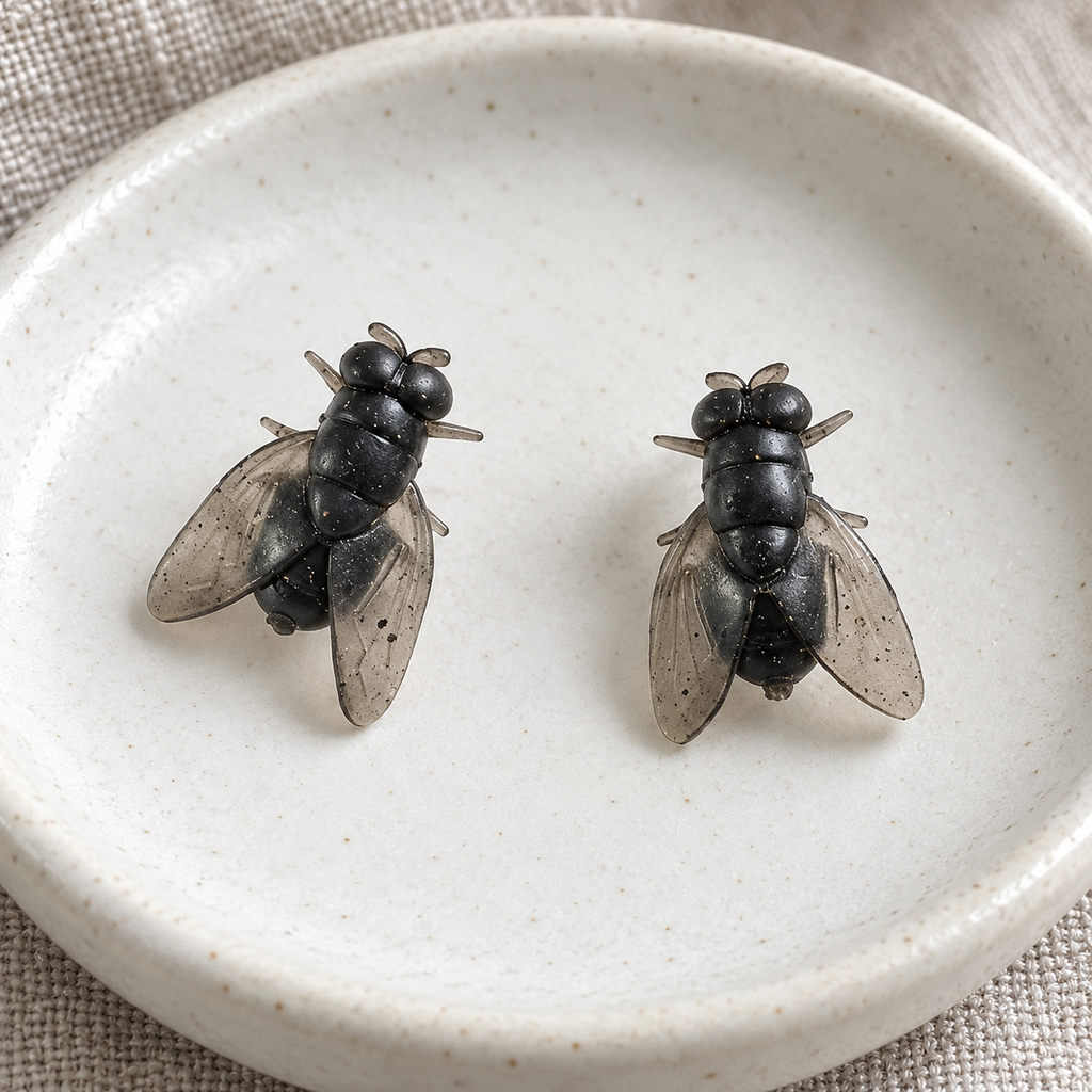 Buzzkill Fly Stud Earrings