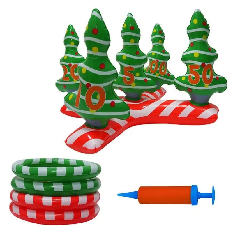 Christmas Inflatable Sleeve Ring Toy– Fun & Creative Toss Christmas Party Toy for Kids and Group Gatherings