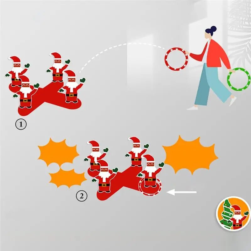 Christmas Inflatable Sleeve Ring Toy– Fun & Creative Toss Christmas Party Toy for Kids and Group Gatherings