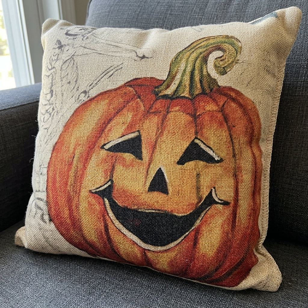 Pumpkin Scary Halloween Pillow Cases