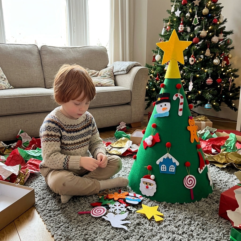 3D Christmas Tree Hanging Ornaments for Kids Xmas Gifts