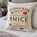 Pumpkin Spice Fall Halloween Pillow Cases