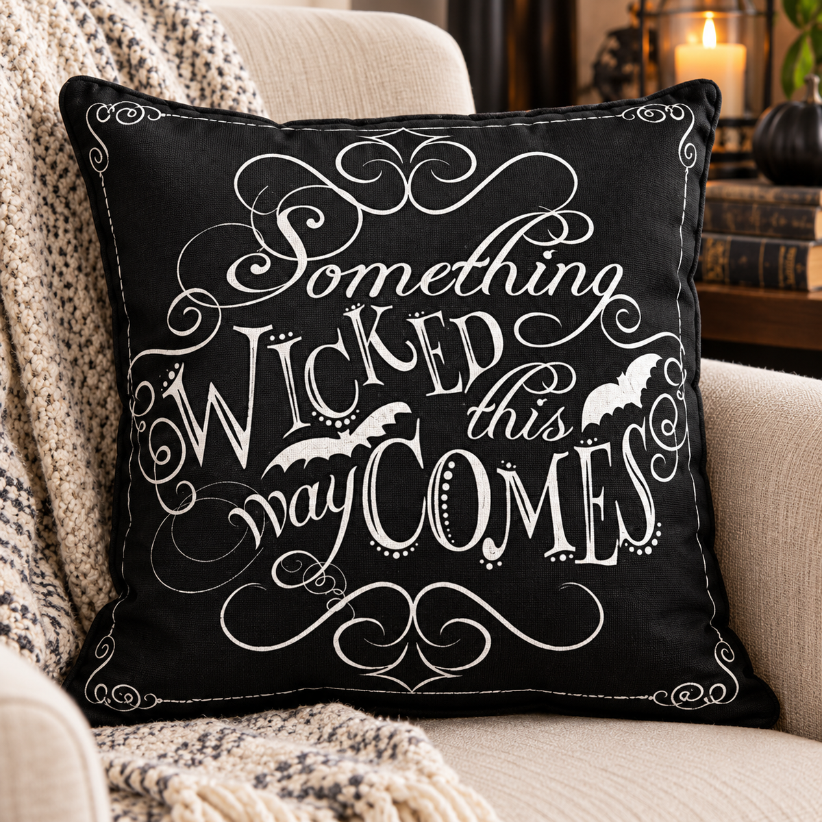 Nordic Style Halloween Pillow Case
