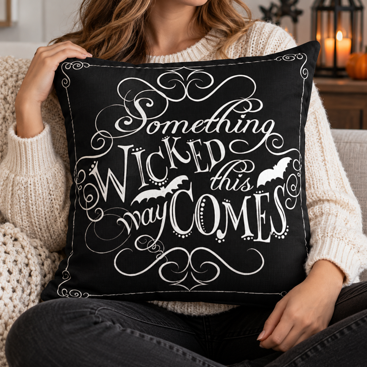 Nordic Style Halloween Pillow Case