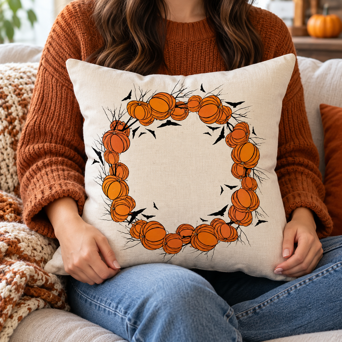 Harvest Season Fall Halloween Pillow Cases