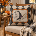 Cotton Comfy Pumpkin Printed Halloween Pillow Cases