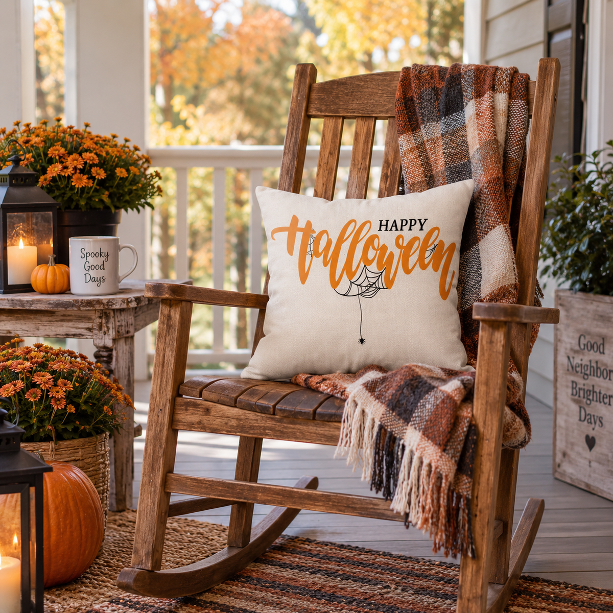 Harvest Season Fall Halloween Pillow Cases