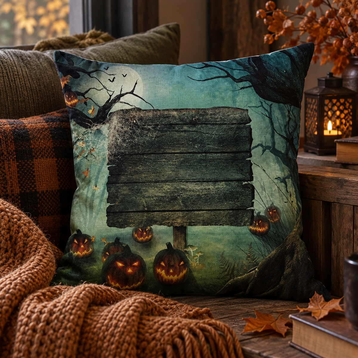 Ghost Scary Soft Halloween Pillow Cases