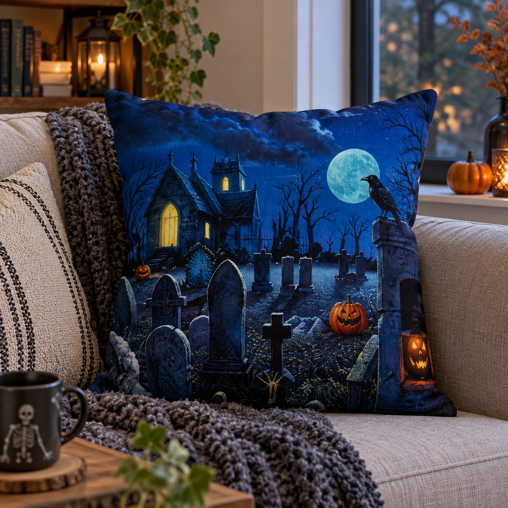 Decorative Scary Pumpkin Halloween Pillow Cases