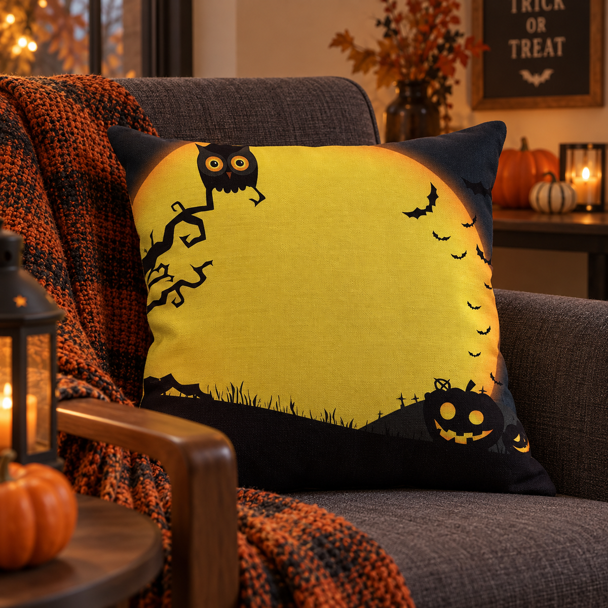 Ghost Scary Soft Halloween Pillow Cases