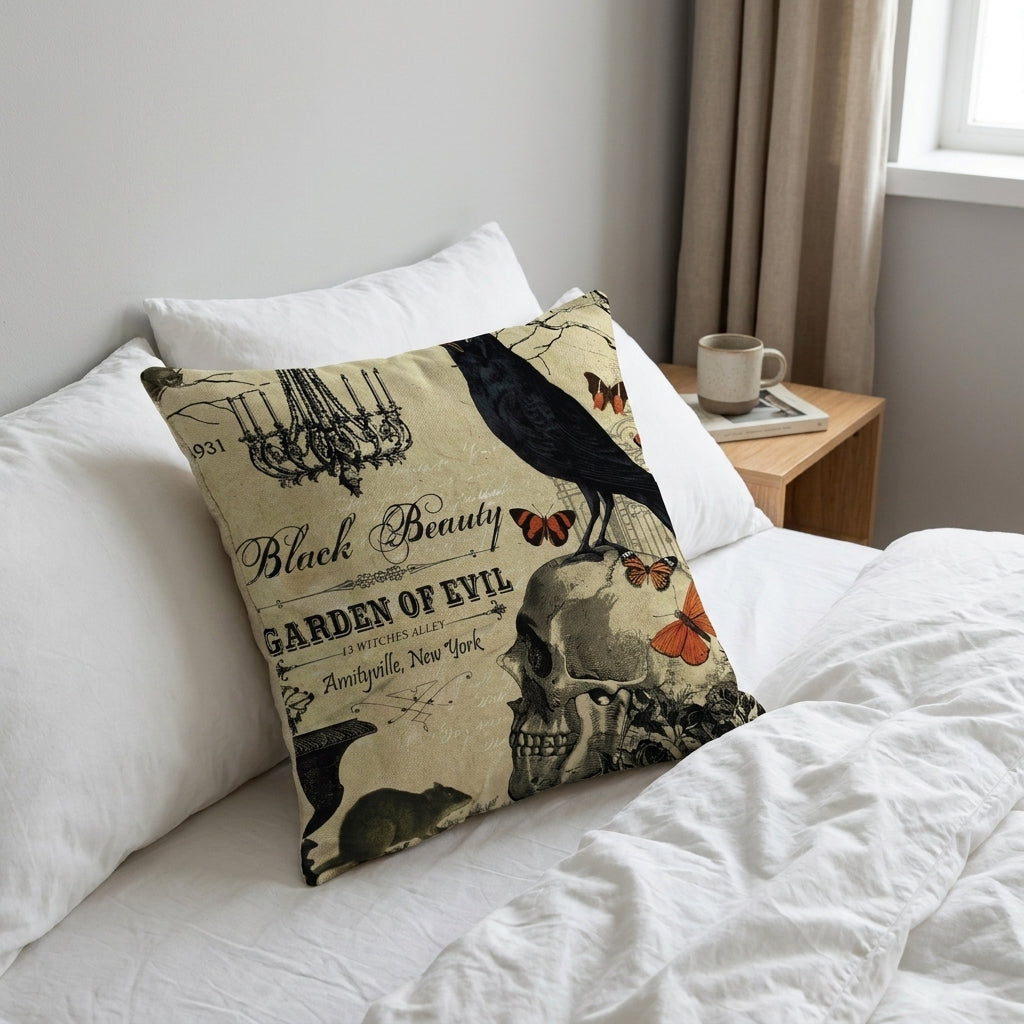 Soft Witch Halloween Pillow Cases