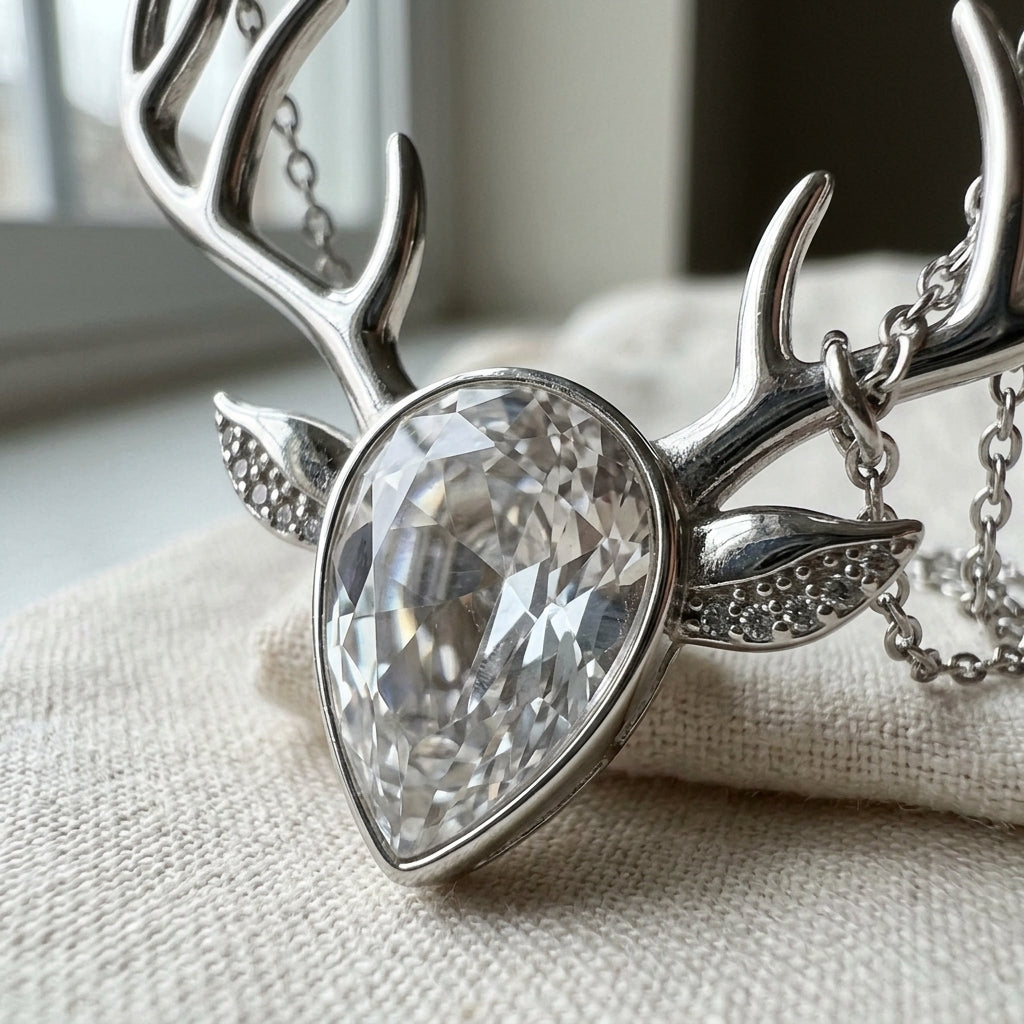 Christmas Elk Necklace