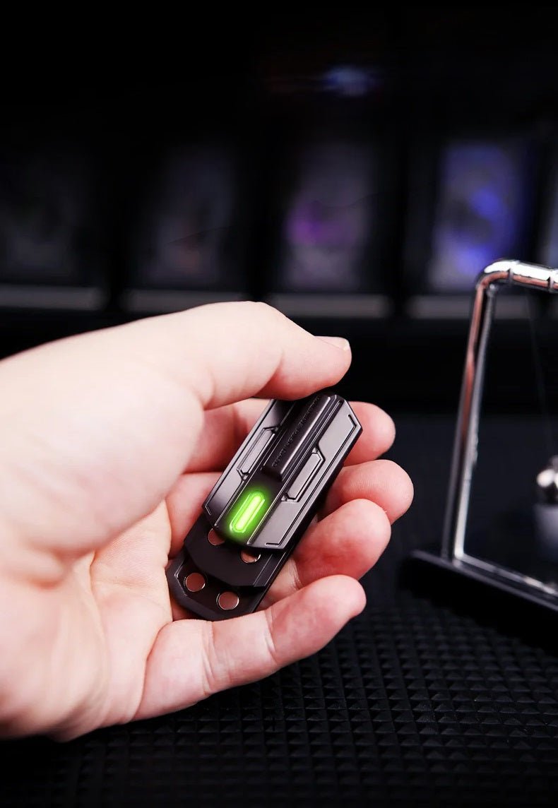 Magnetic Fidget Slider – Glow-in-the-Dark Metal EDC Fidget Toy for Adults, Stress Relief and ADHD Focus