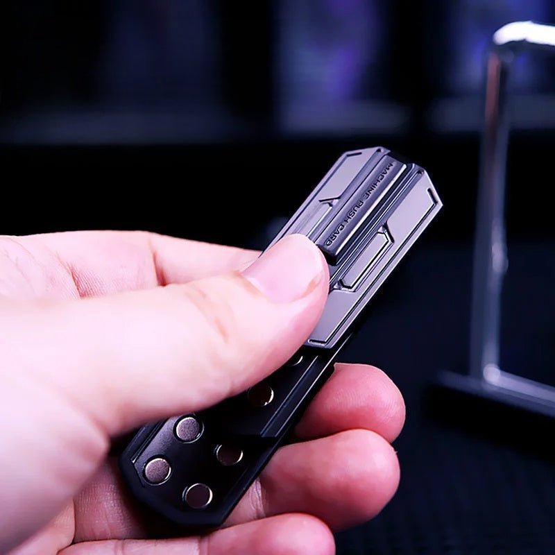 Magnetic Fidget Slider – Glow-in-the-Dark Metal EDC Fidget Toy for Adults, Stress Relief and ADHD Focus