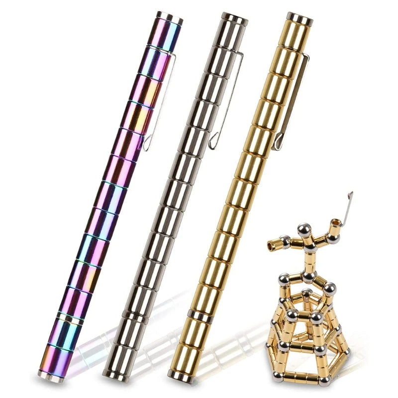Magnetic Decompression Fidget Pen – Multi-Function Fidget Ballpoint Pen & Creative Desk Toy for 2025