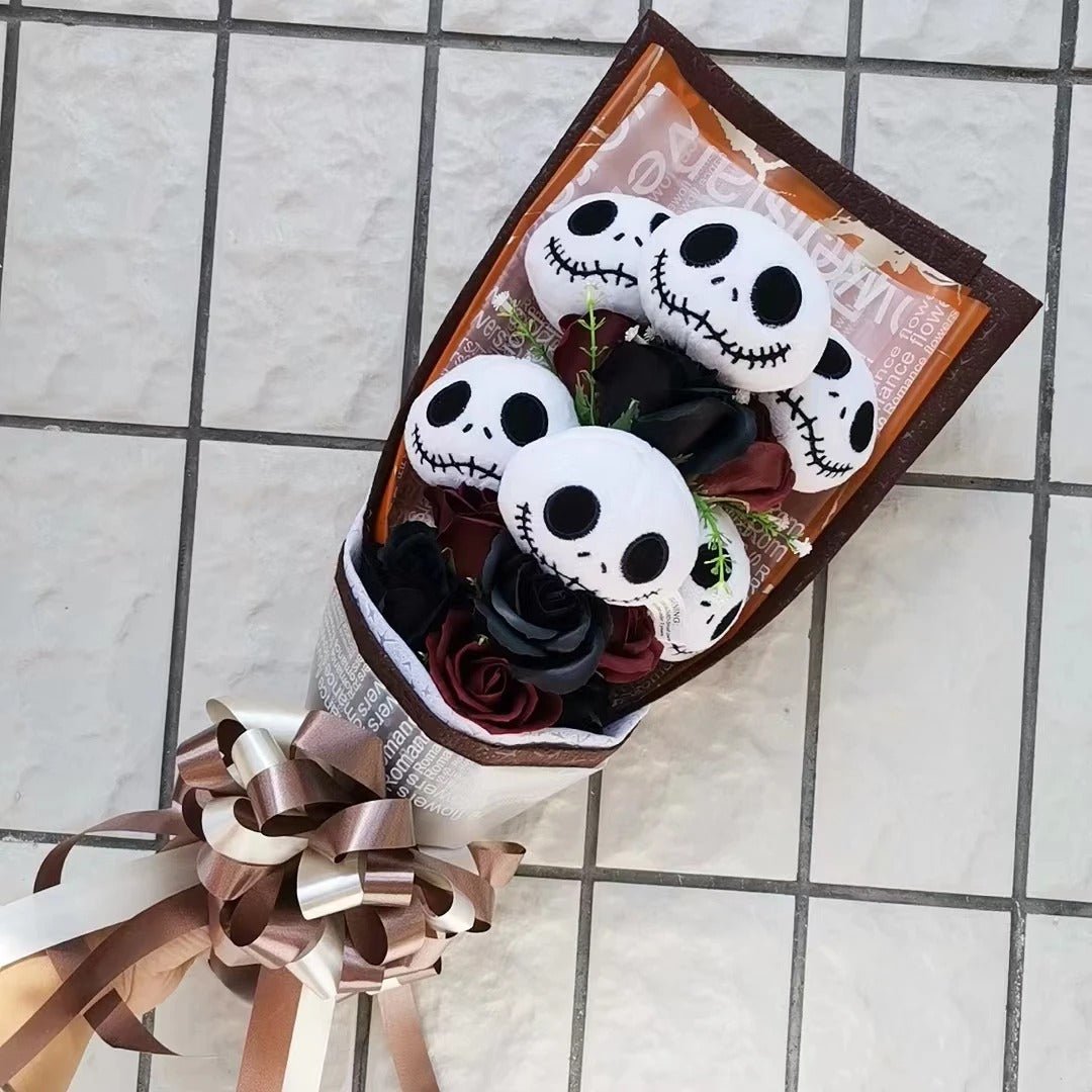 Jack Skellington Bouquet - Halloween Plush Doll Nightmare Before Christmas Bouquet