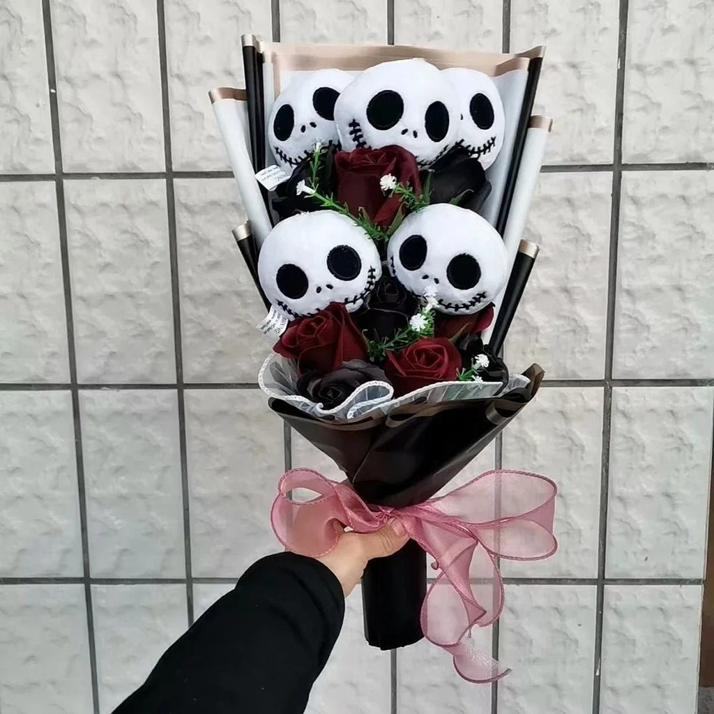 Jack Skellington Bouquet - Halloween Plush Doll Nightmare Before Christmas Bouquet