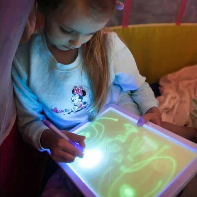Luminiscent Drawing Board for Kids
