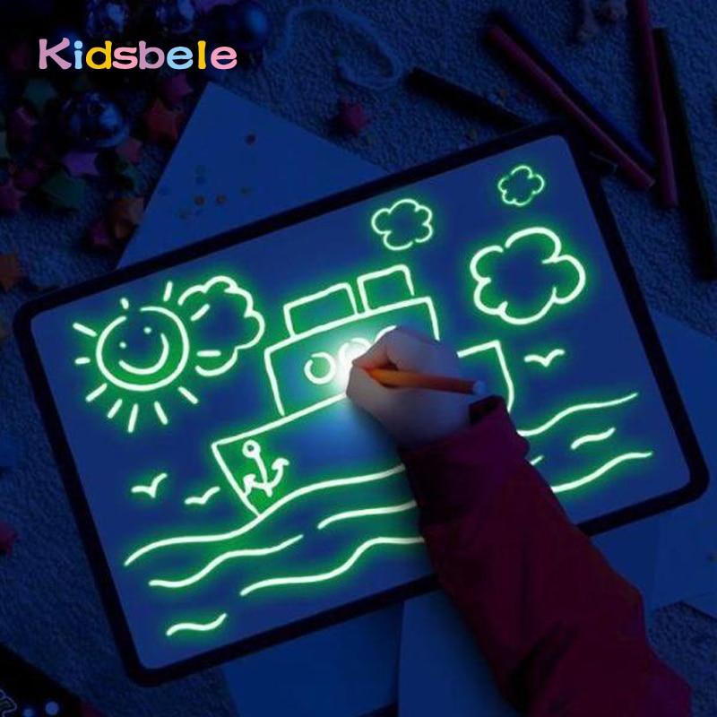 Luminiscent Drawing Board for Kids