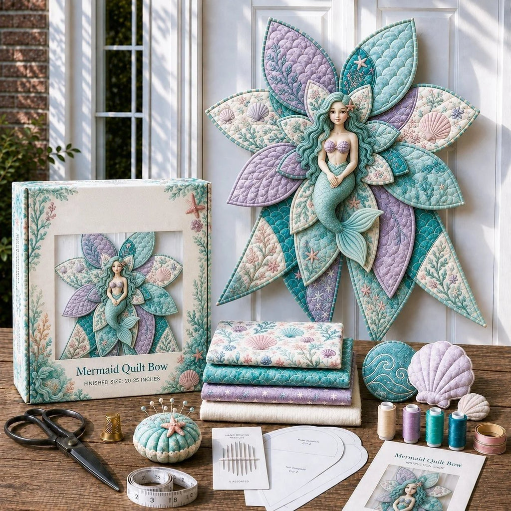 DIY Quilted Animal Door Hanging Sewing Kit