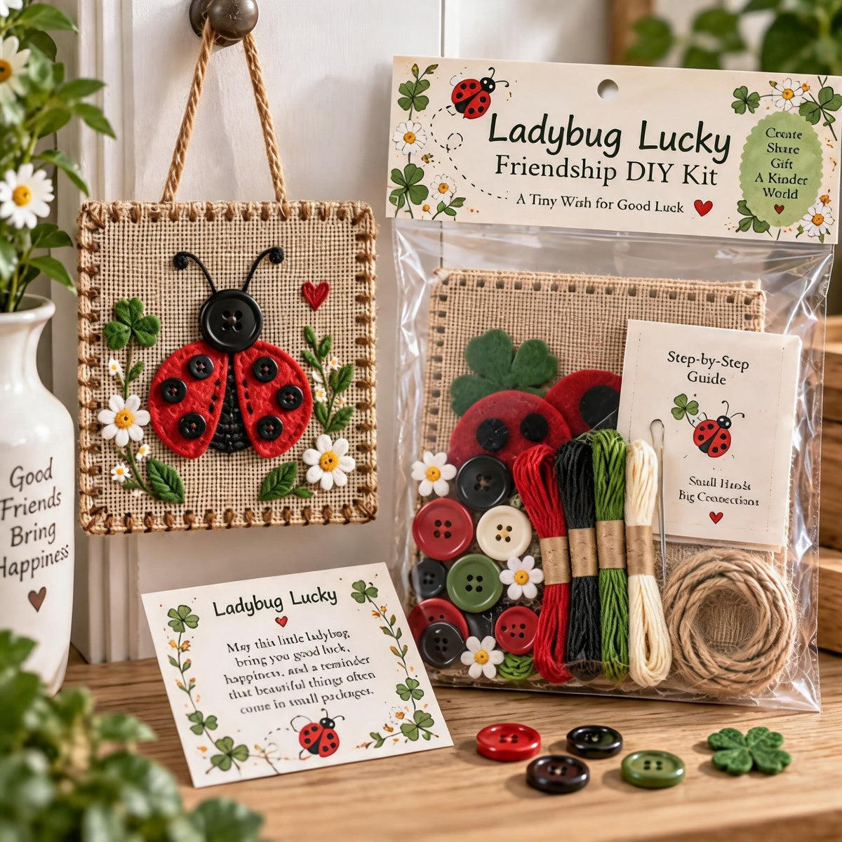 Button Friendship DIY Kit