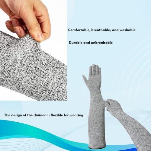 Pet Handling Gloves – 15.75" Long Anti-Scratch Cat Grooming Gloves