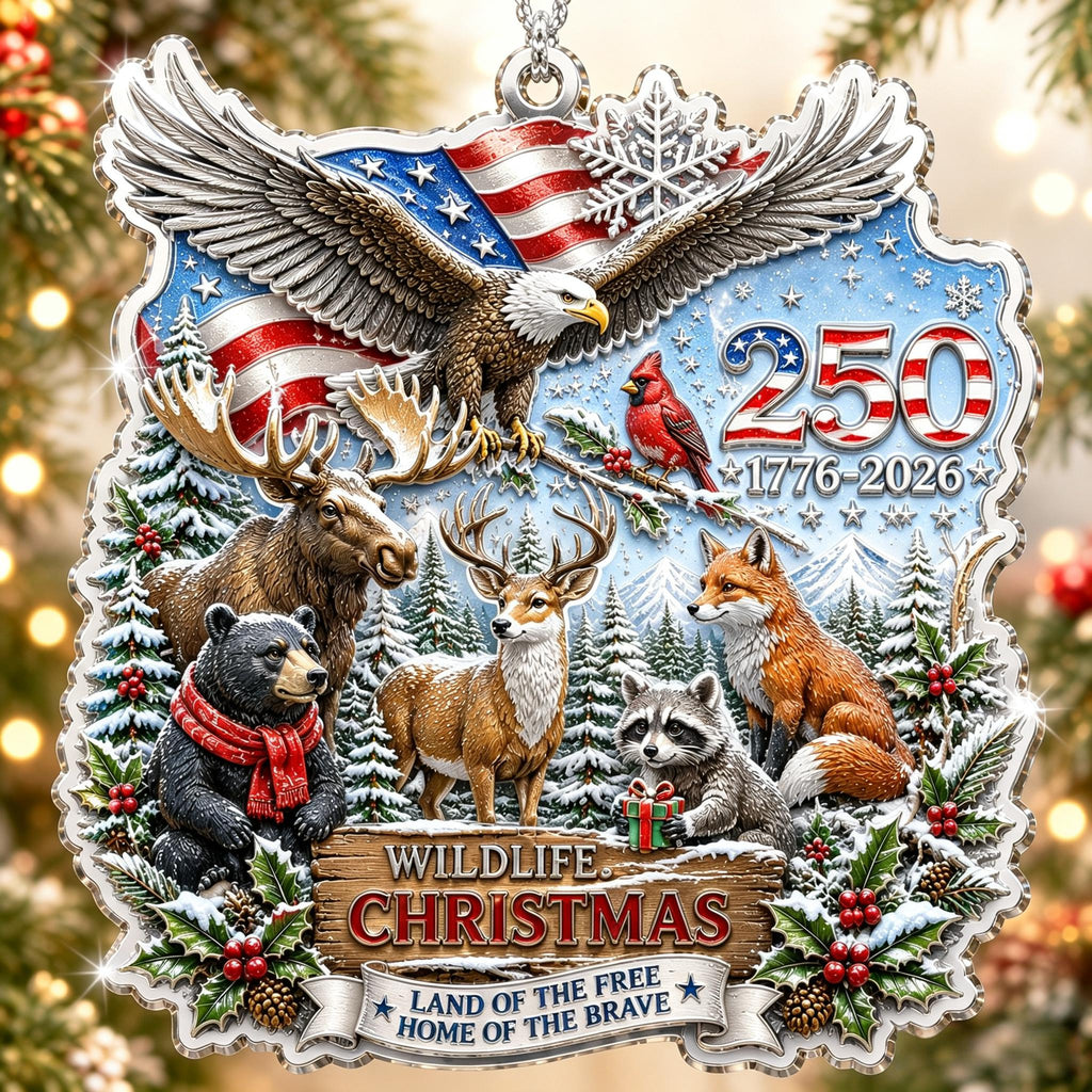 America 250 Christmas Heritage Ornament