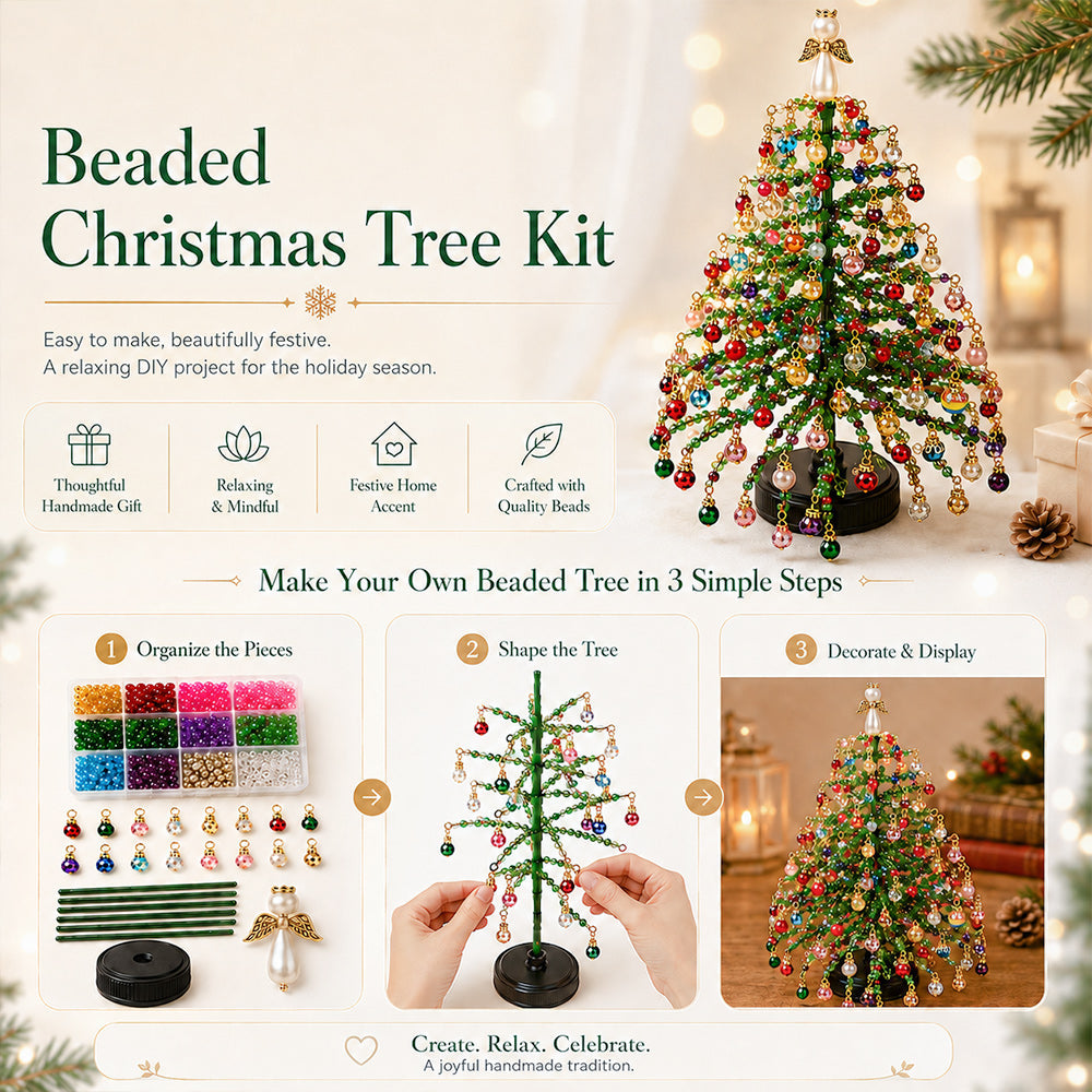 DIY Beaded Christmas Tree Kit