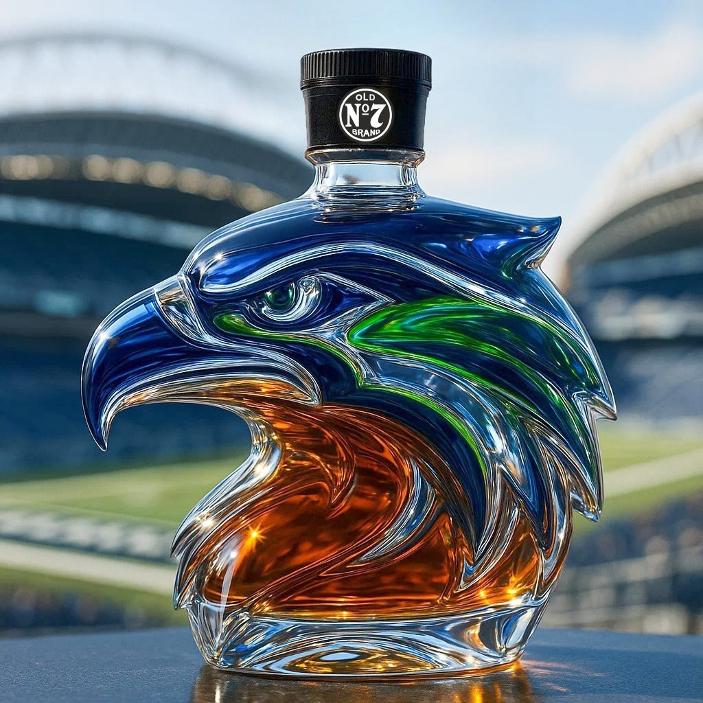 Seattle Seahawks Whisky Bottle