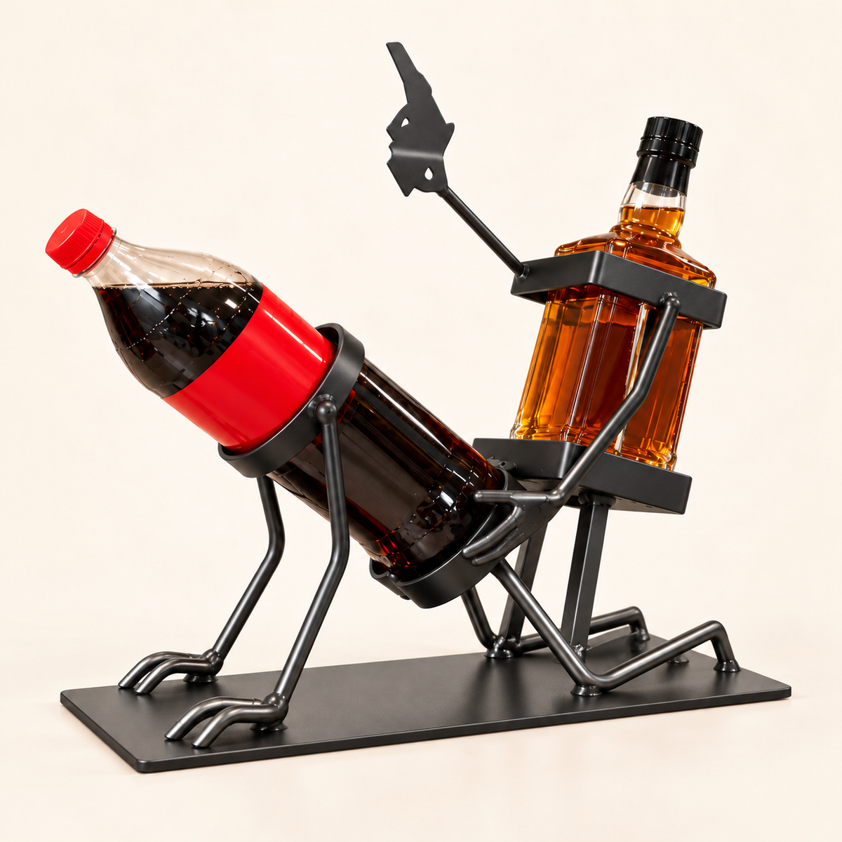 Still Thirsty Skeleton Wine Bottle Stand